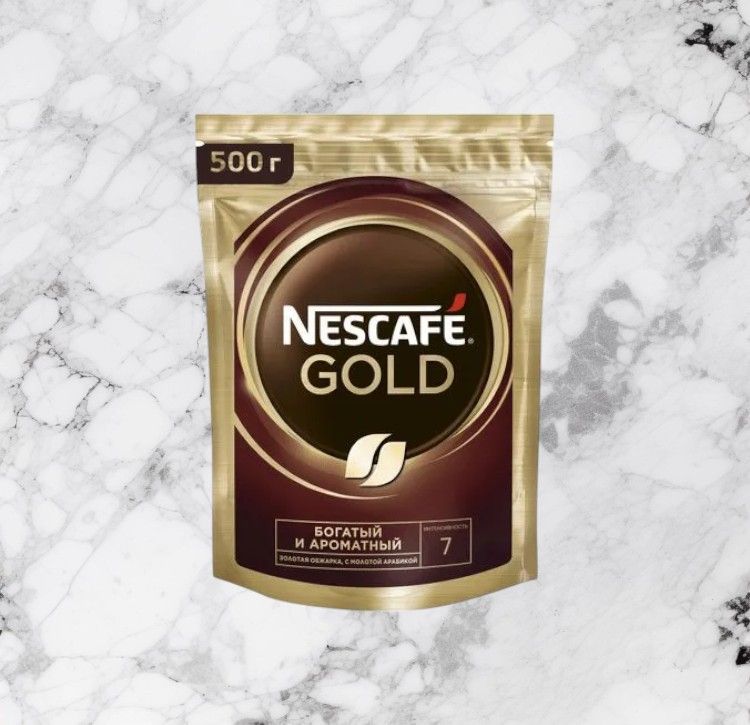 NESCAFÉ Кофе растворимый Сублимированный 500г. 1шт.