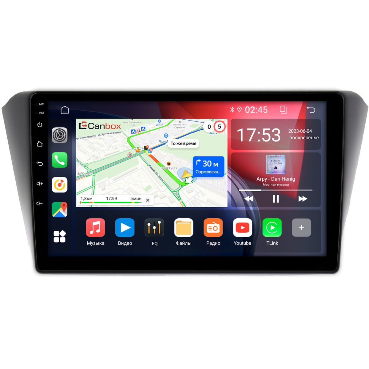 Штатная магнитола Subaru Exiga 2008-2018 Canbox RS9-742 1.5/32 Android 10 (IPS DSP CarPlay)