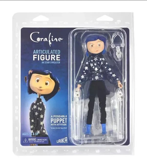 Фигурка Коралина в стране кошмаров в Синем свитере Coraline in Blue Shirt and Jeans