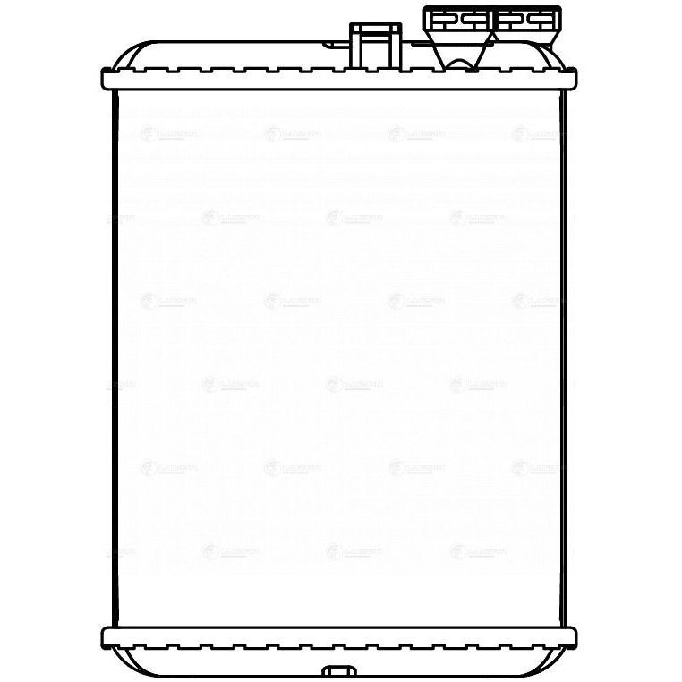 Радиатор отоп. для а/м Volvo S60 (00-)/S80 (98-)/XC90 (02-) (LRh 1056) LUZAR LRh1056
