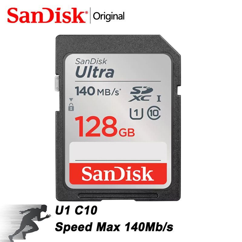 SanDisk Карта памяти Ultra 128 ГБ  (SDSDUNB-128G)