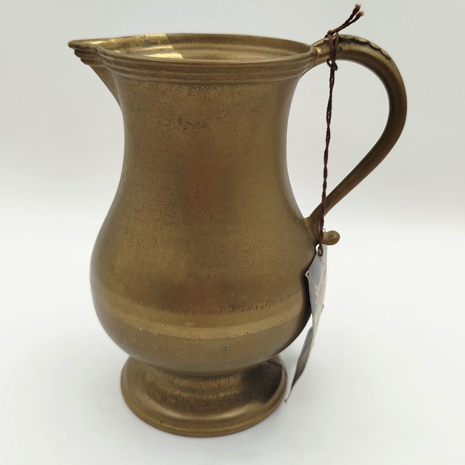 Кувшин винтажный для воды декоративный, латунь, литье, Германия, 1970-1990 гг.
