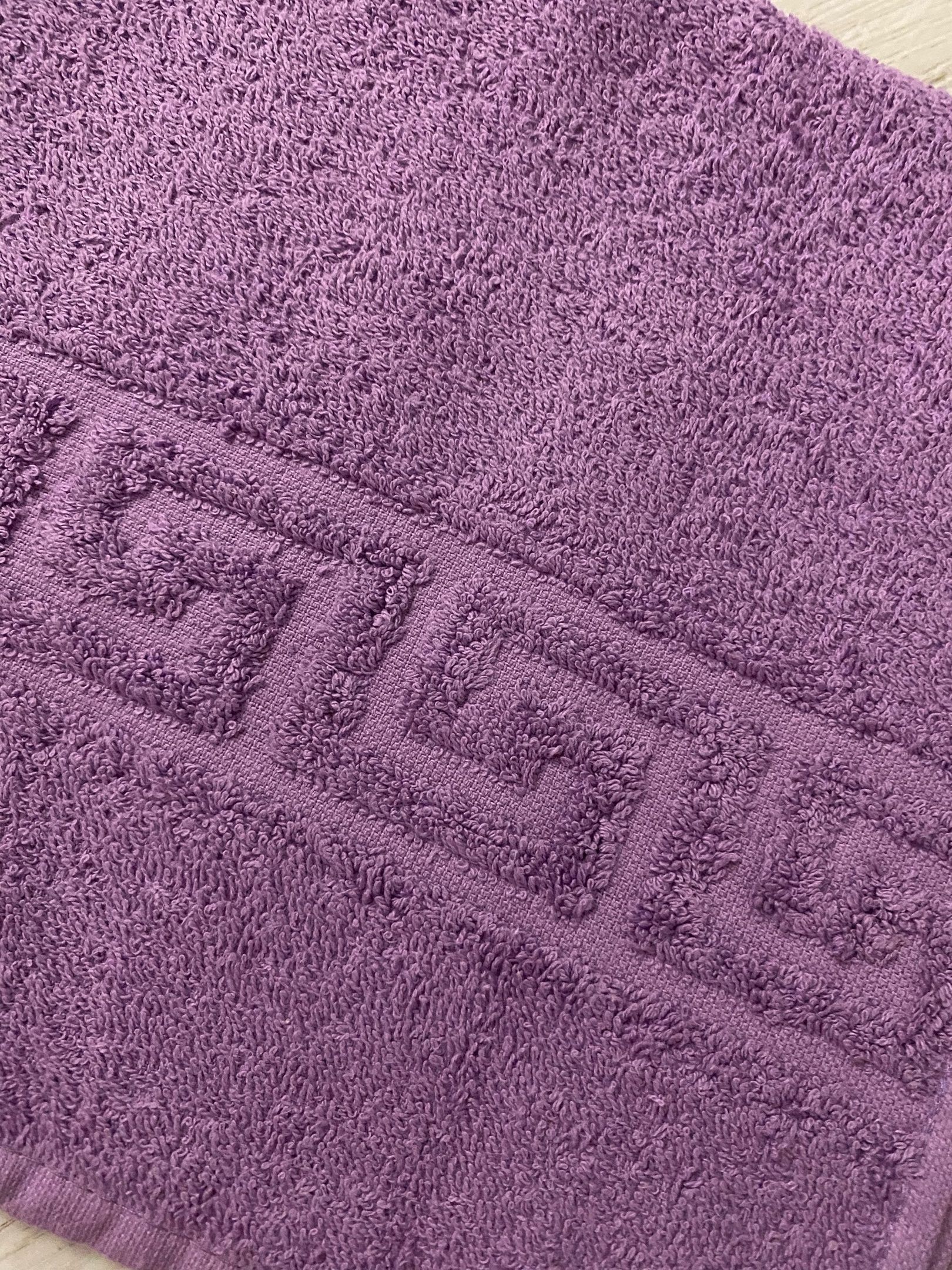 Ашматекс Полотенце подарочное махровое гостевое, сувенирное,подарочное для ванны, сауны, бани, фитнесса, спа ,тела, лица, волос ,рук, массажа, бассейна, Махровая ткань, Хлопок, 50x100 см, сиреневый, 1 шт.