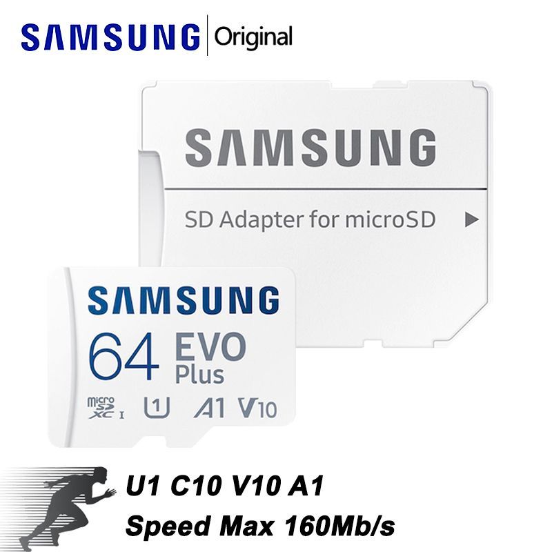 Samsung Карта памяти EVO Plus 64 ГБ  (MB-MC64KA)