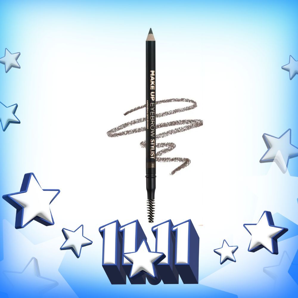 Eva mosaic Карандаш для бровей Make up Eyebrow Stylist, 1,08 г, 03