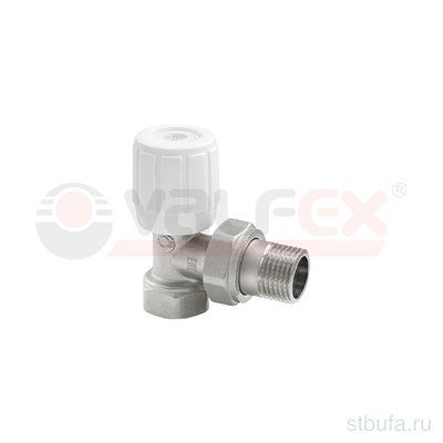 Клапан VALFEX для радиаторов, ручной угловой 1/2" (компактный) (120/8) К