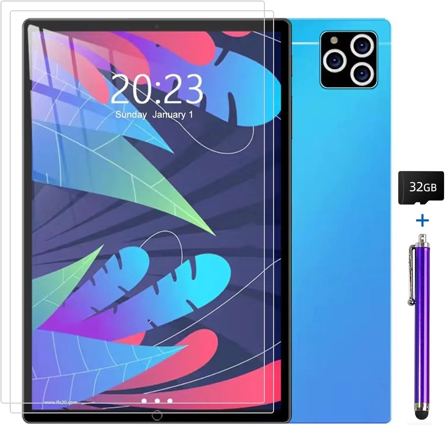 Планшет32ГБ,лазурный