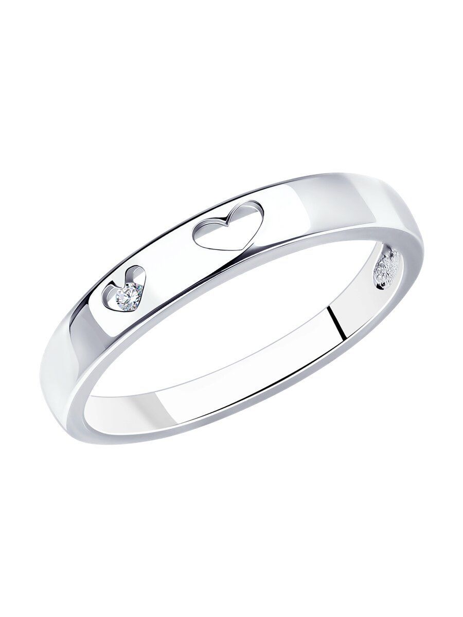 Кольцо серебро 925 женское Ozon