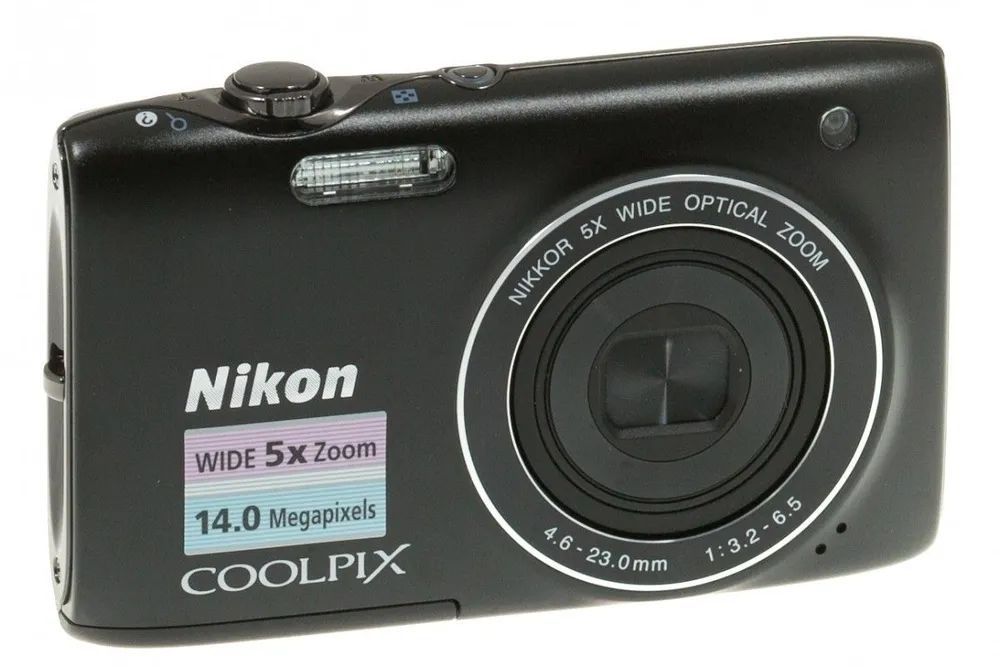 Nikon Компактный фотоаппарат Coolpix S3100, черный