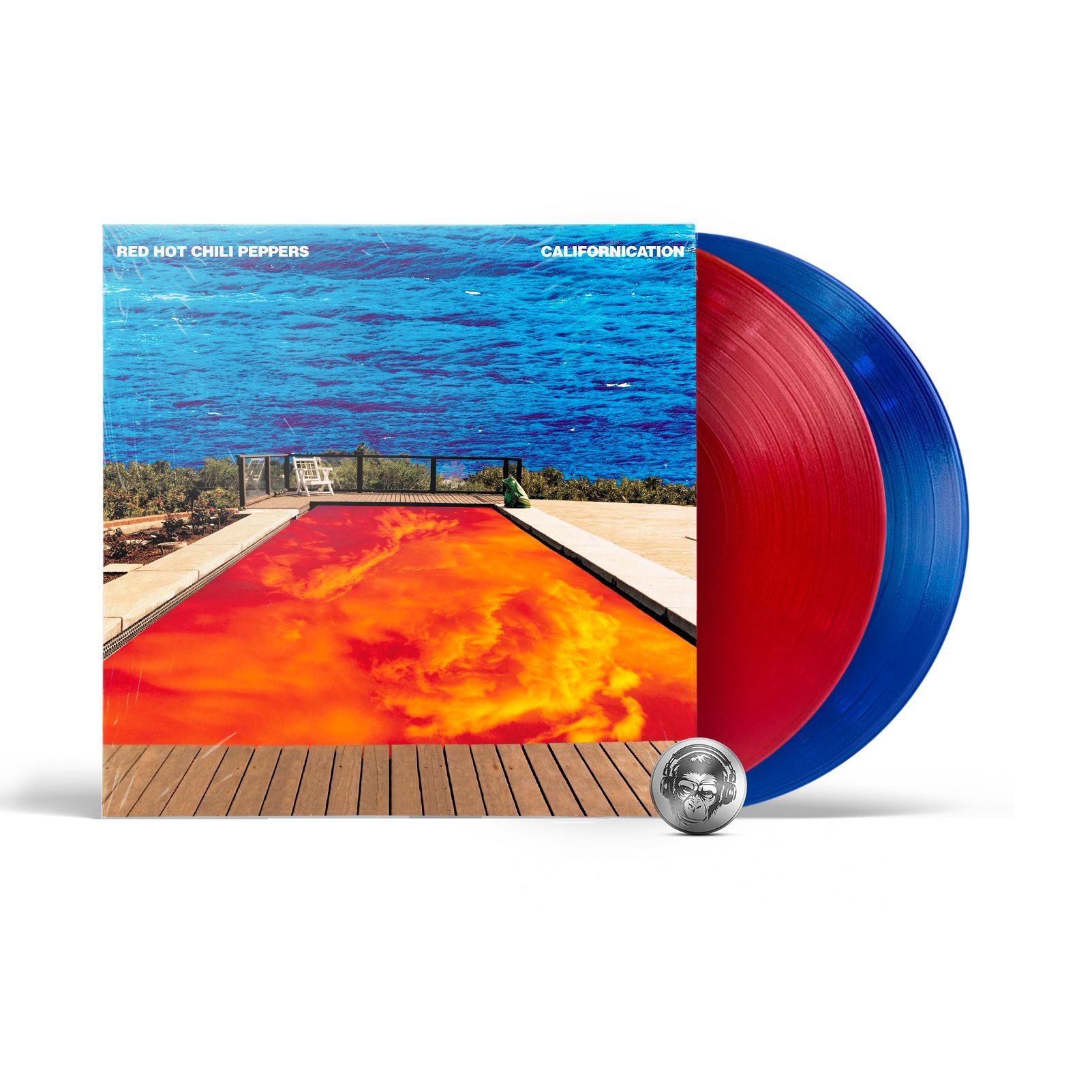 Виниловая пластинка Red Hot Chili Peppers - Californication (coloured) (2LP) 2024 Warner Red & Ocean Blue Limited Edition