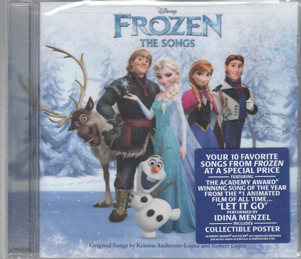 Музыка CD Kristen Anderson-Lopez And Robert Lopez - Frozen The Songs CD, Album