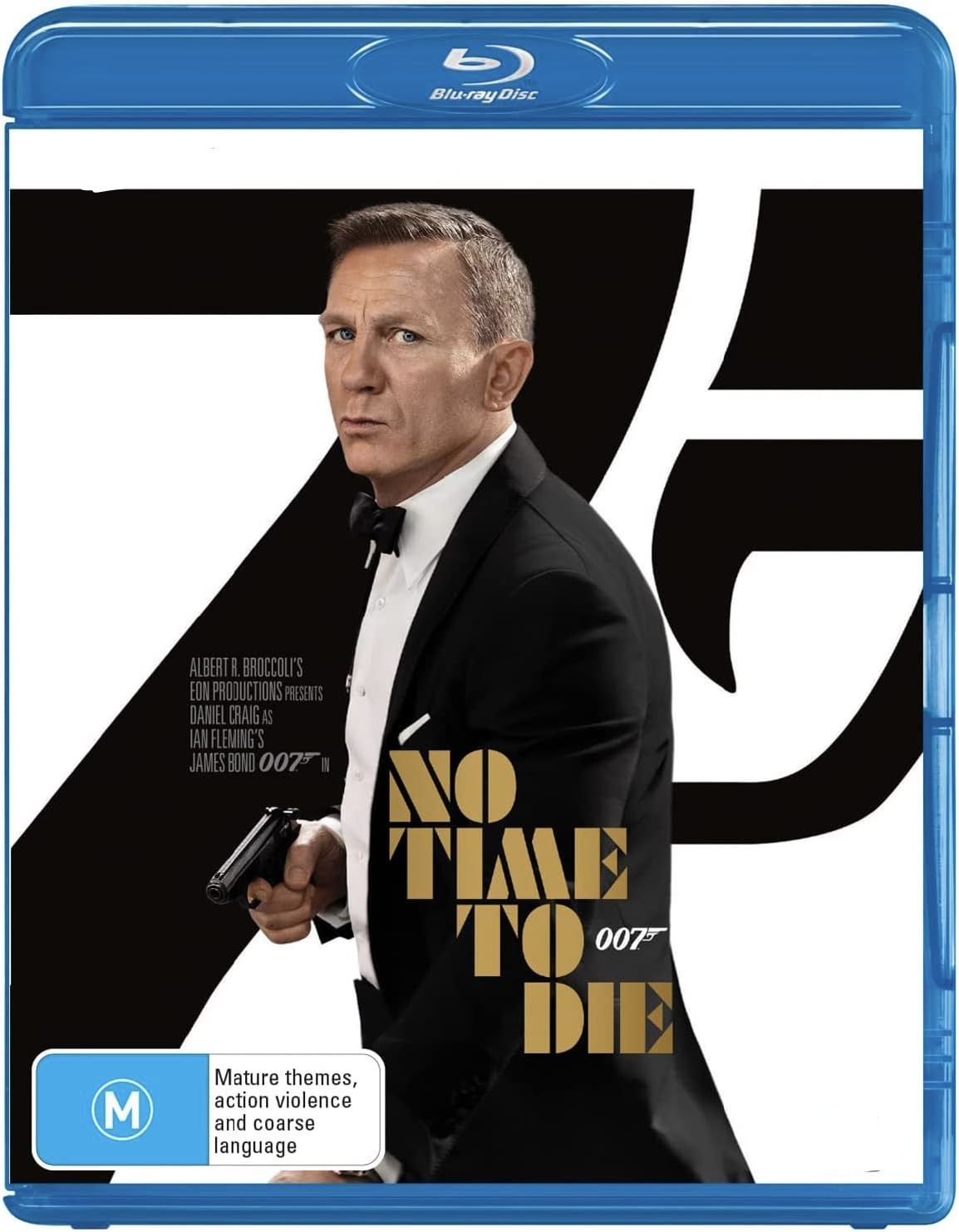 007: Не время умирать. Blu-ray. Фильм 2021 года. Боевик, триллер, приключения.