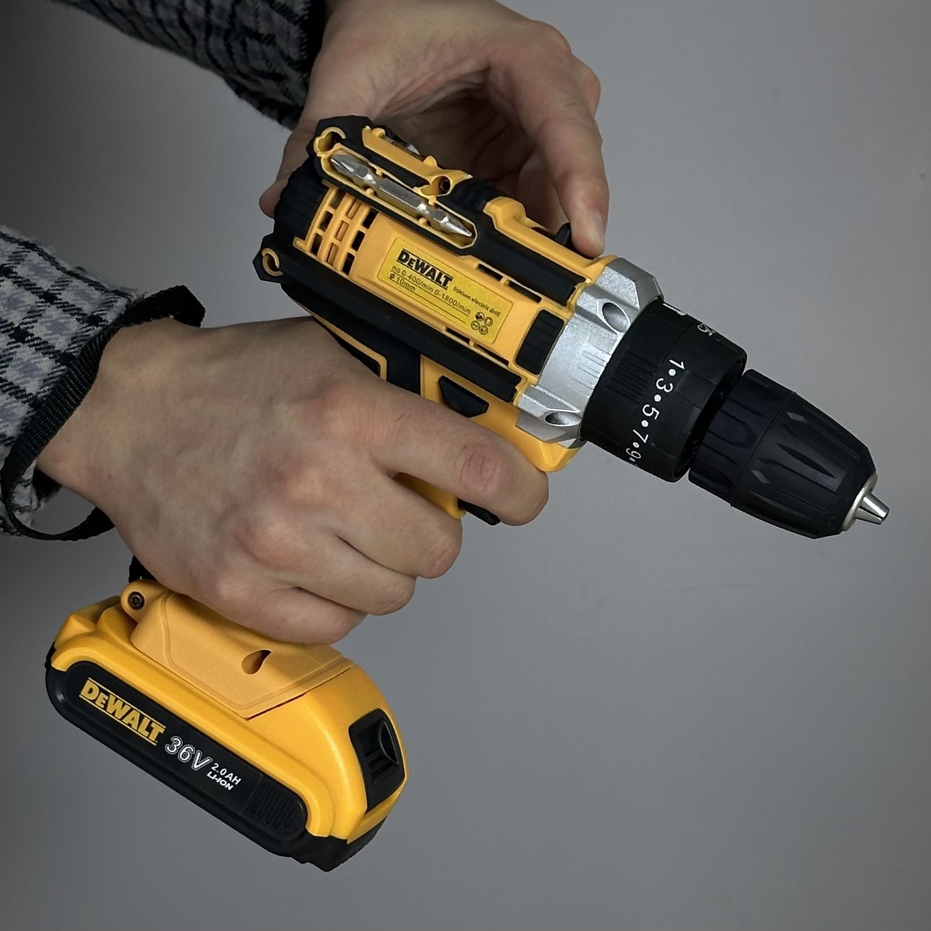 Шуруповерт аккумуляторный / Дрель-шуруповерт DeWalt 18V, шуруповерт Девольт 18в