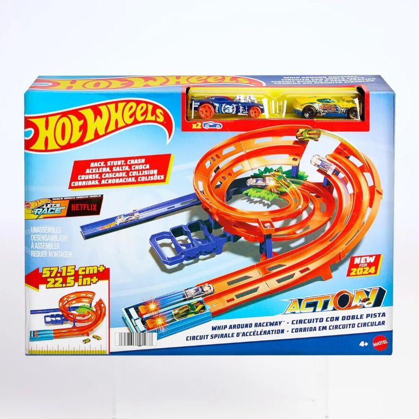 Трек Hot Wheels Гоночная петля с пусковой установкой, HTK17