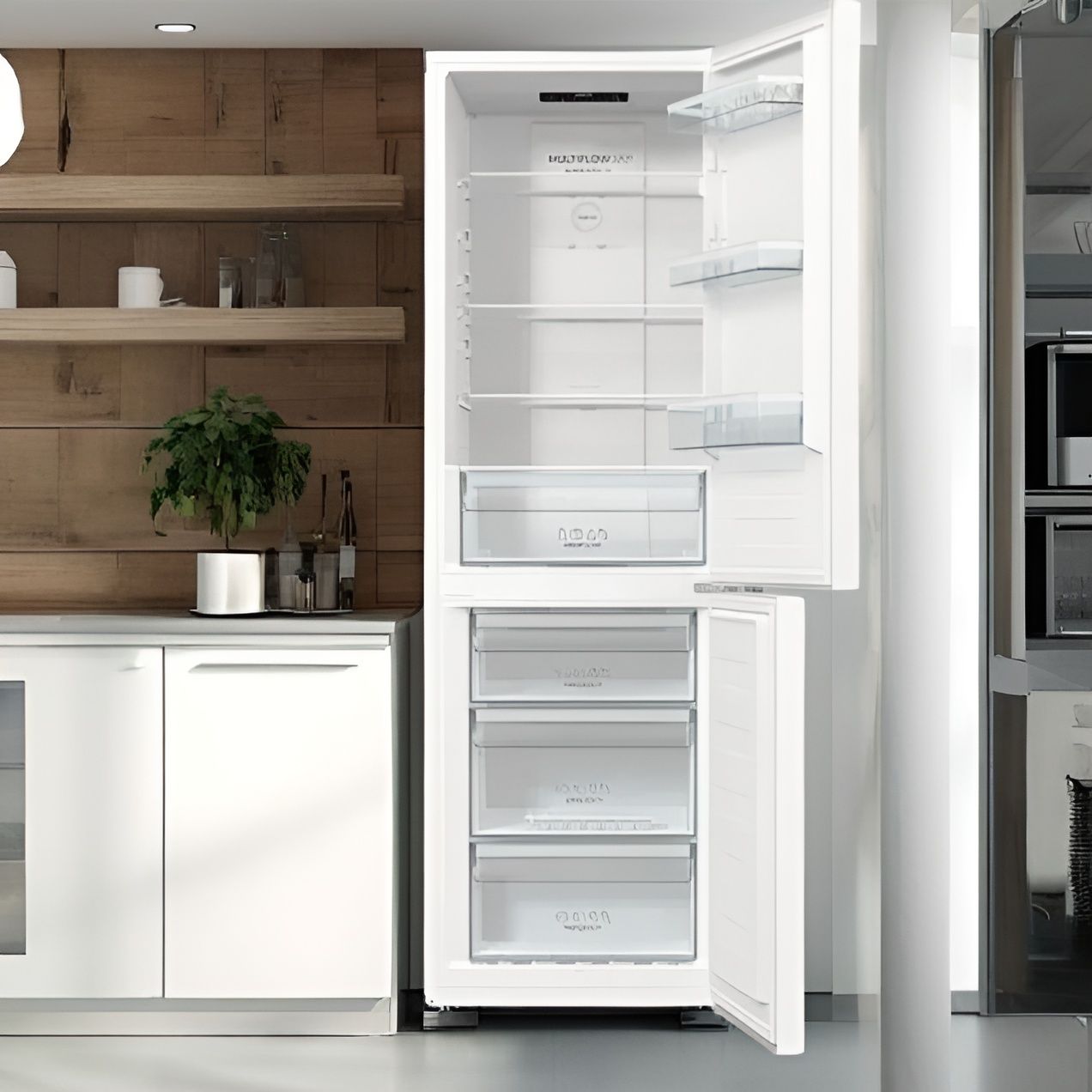 Холодильник Gorenje NRK6191EW4, ширина 60 см