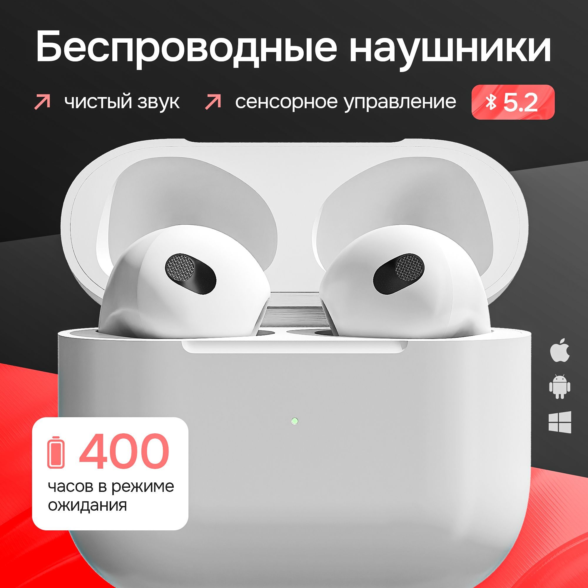 Наушникибеспроводныеbluetoothссенсорнымуправлениемивстроенныммикрофономдлятелефона/Блютузгарнитурадлялюбогосмартфона/СпортивныевнутриканальныевкладышиproшумоподавляющиеM3-23