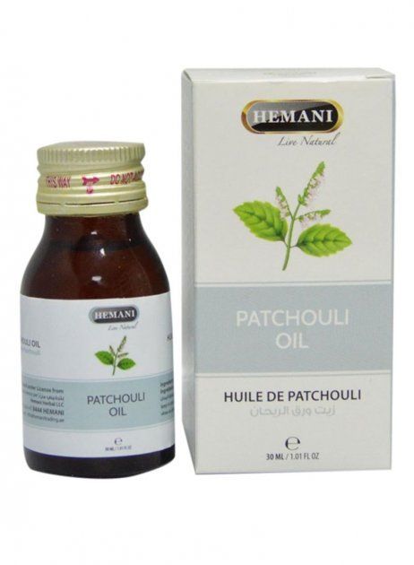 Масло пачули Hemani Patchouli Oil для проблемной кожи, 30 мл