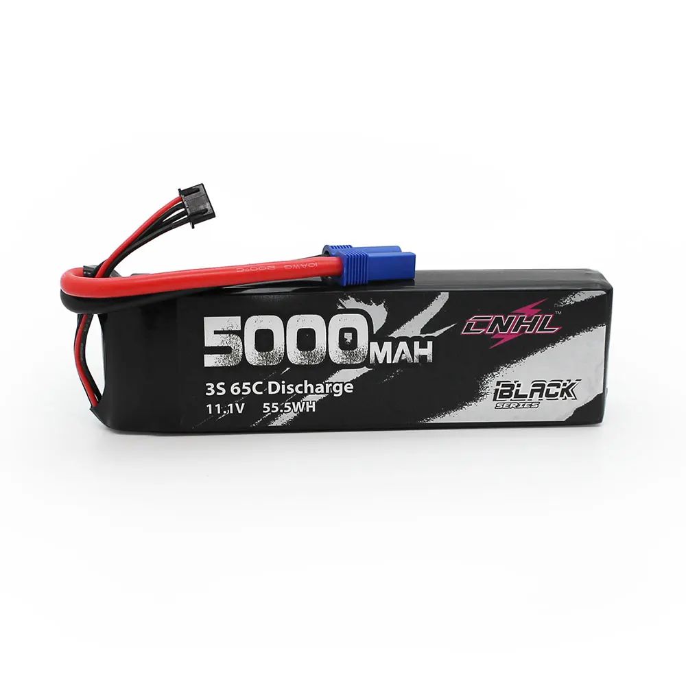 CNHL Lipo аккумулятор 3S 4S 6S 11,1 В 14,8 В 22,2 В 5000 мАч 65C с разъемом EC5 XT90