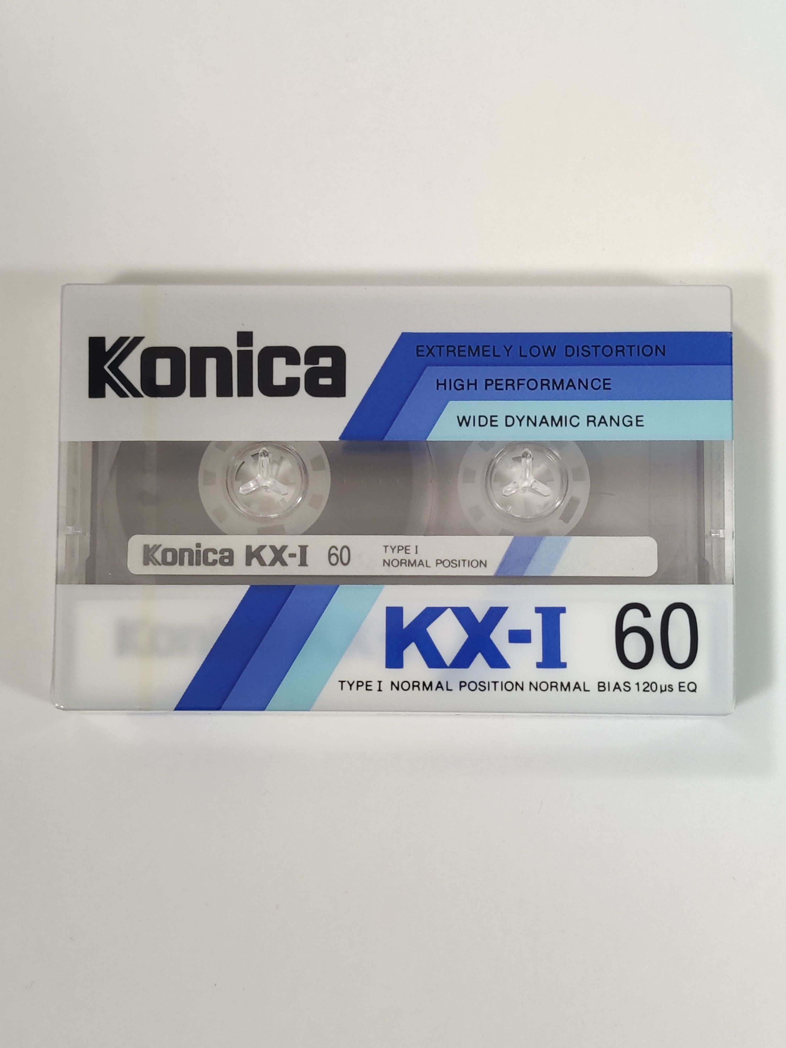 Аудиокассета запечатанная KONICA KX-1 60