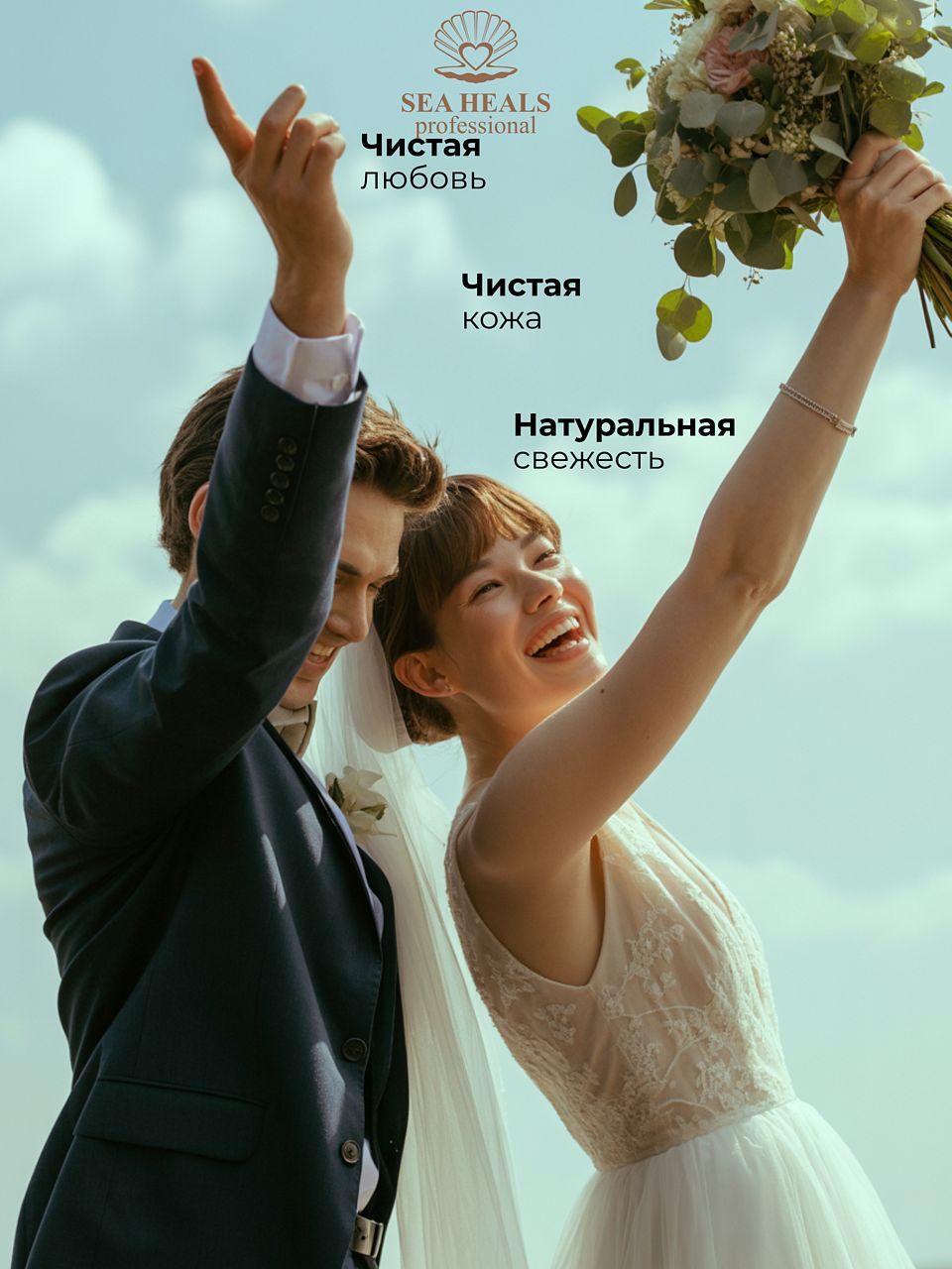 Дезодорант-спрей натуральный Sea Heals с минеральными квасцами и экстрактами водорослей Чёрного моря