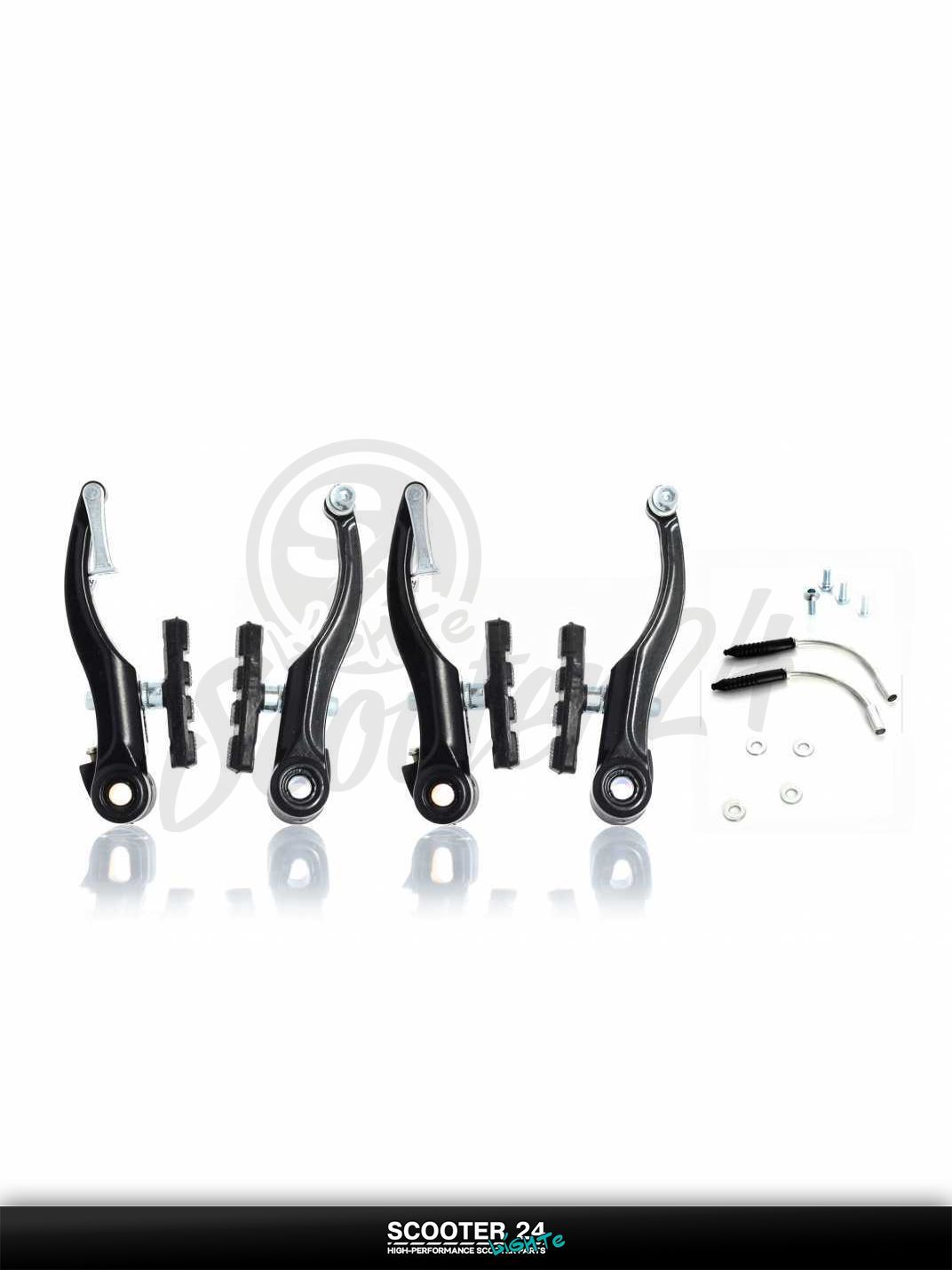 Тормозная система вело V-Brake суппорты, колодки, кожух троса #VS-001