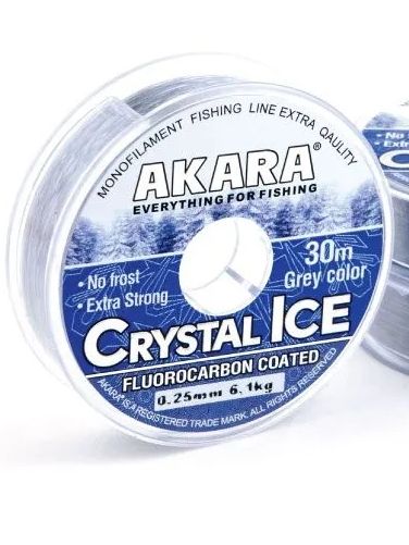 Леска Akara Crystal ICE Grey 30 м 0,20