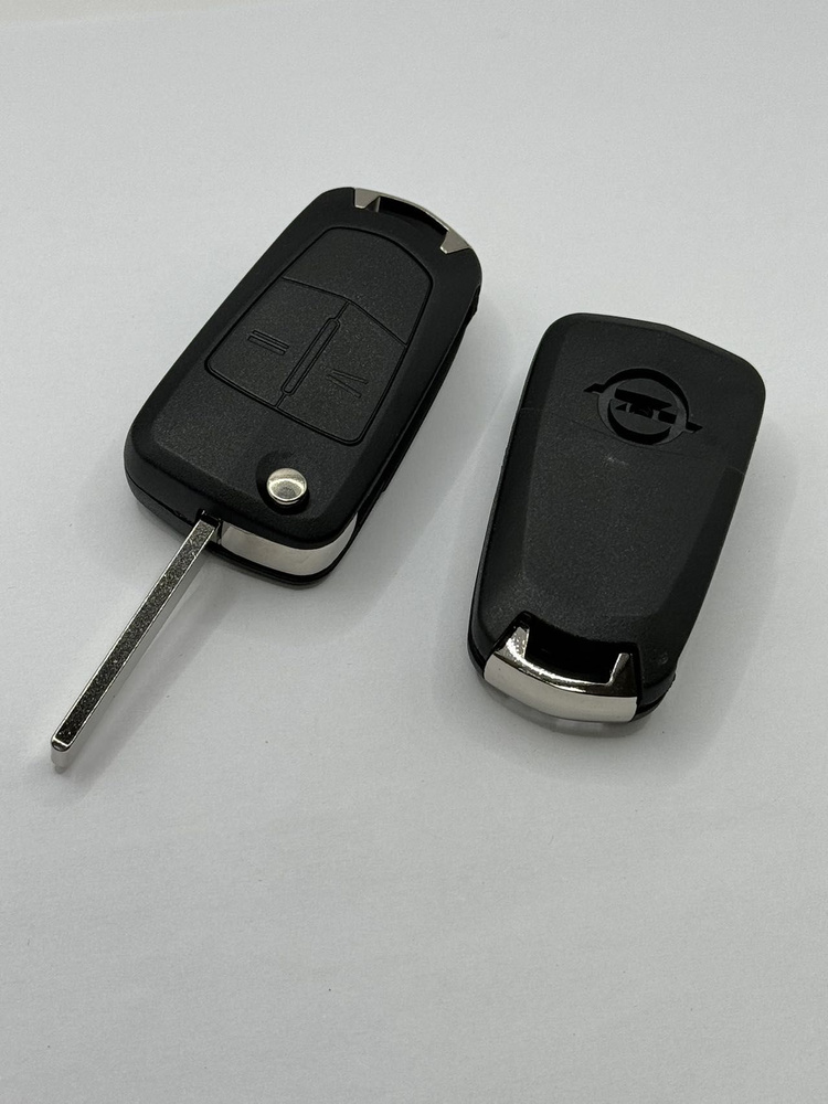 Корпус выкидноого ключа Opel OP-11P HU100 2кн.с лого без электроники  #1