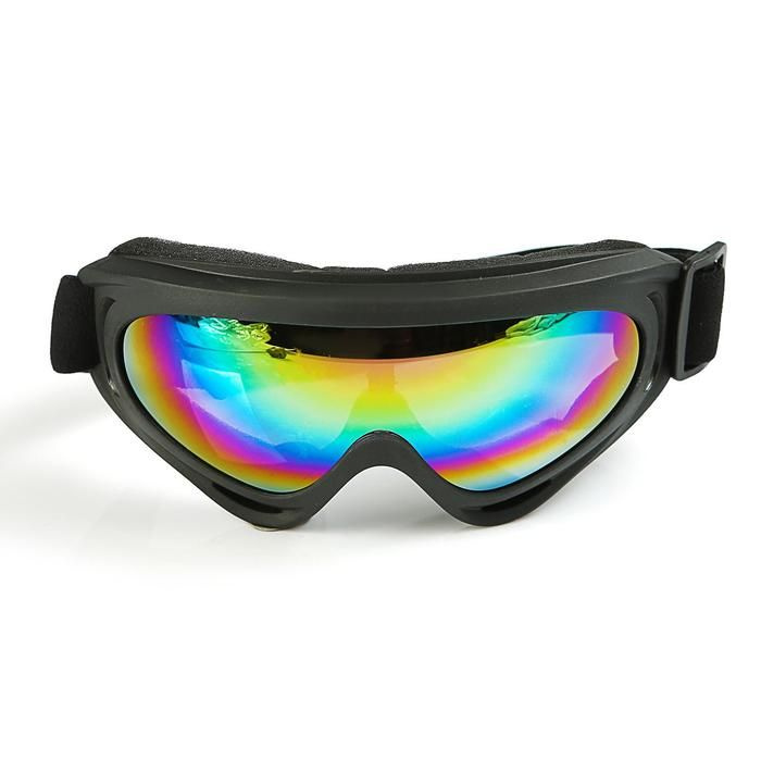 Защитные очки TORSO Для езды на мототехнике, стекло Хамелеон, черные  #1