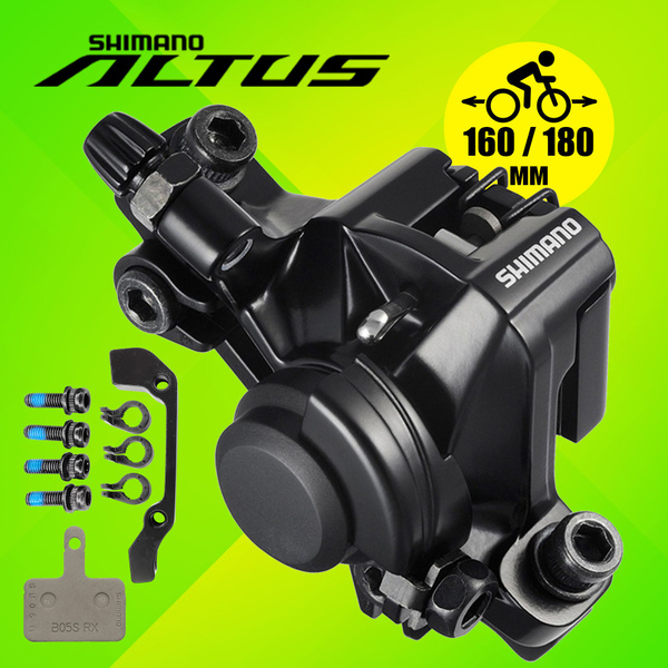 Тормоз дисковый (калипер) механический, Shimano BR-M375, с адаптером ...