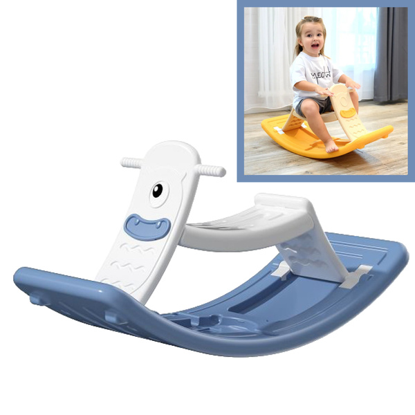 Качалка балансборд трансформер Unix Kids Monster (2 in 1) Blue, детская ...