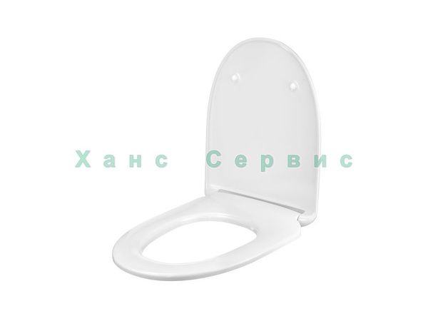 Сиденье и крышка c микролифтом, дюропластовое, быстросъемное, для ...