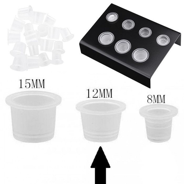 Колпачки под тату краску, eмкости для пигментов, капсы для татуажа 12мм ...