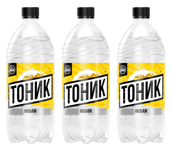 Газированный Напиток StarBar Тоник-Индиан, 3 шт по 1 л - купить с ...