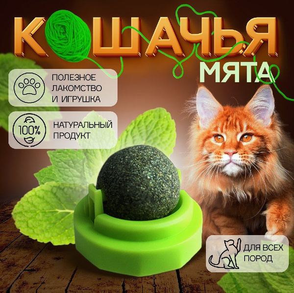 Кошачья мята шарик купить на OZON по низкой цене (1033689200)