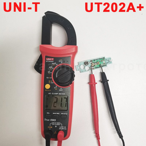 Токоизмерительные цифровые клещи UNI-T UT202A+ купить по выгодной цене ...