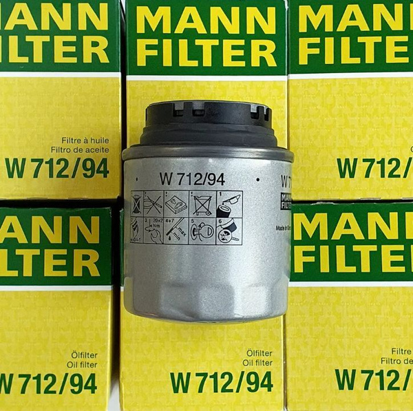 Фильтр масляный MANN FILTER MANN W 712/94 - купить по выгодным ценам в ...