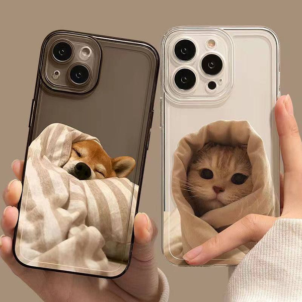 Чехол прозрачный на iPhone 11 с котиком - купить с доставкой по ...