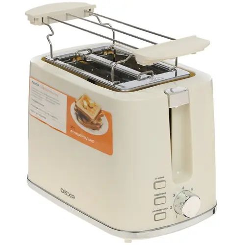 Тостер DEXP TS-3000, бежевый купить по выгодной цене в интернет ...