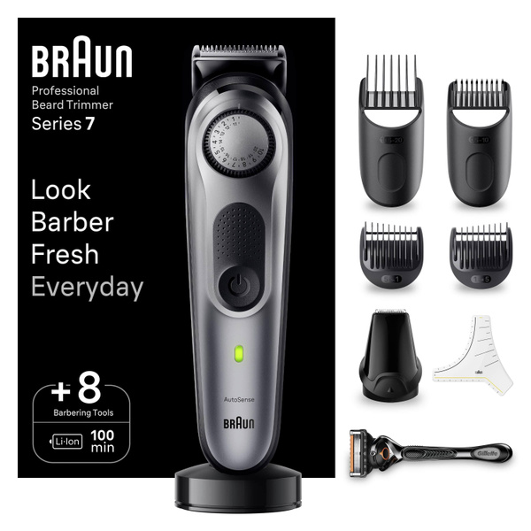 Купить триммер Braun BT7420 серебристо-черный тип 5542 по низкой цене ...