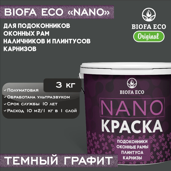 Вопросы и ответы о Краска BIOFA ECO NANO для пластиковых подоконников и ...