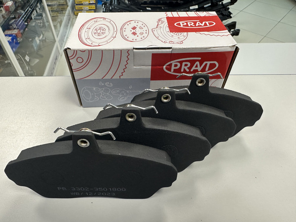 Колодка торм. перед. ГАЗ-3302/3110 (к-т 4 шт.) Pravt PRO