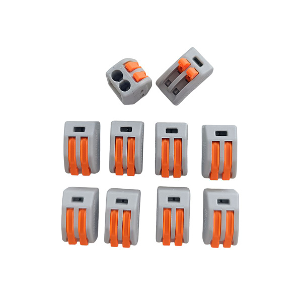 Колодка клеммная быстрозажимная на 2 провода 10 шт. - купить с ...