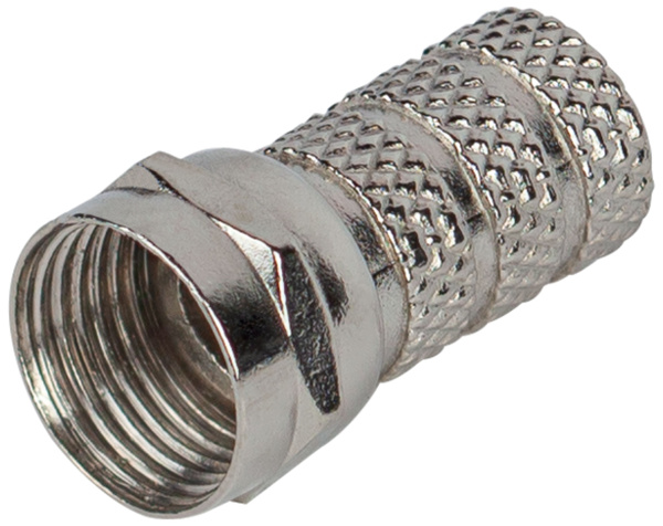 F-разъем ЭРА Simple RS-F-6 для кабеля RG-6 арт. Б0048285 (100 шт ...