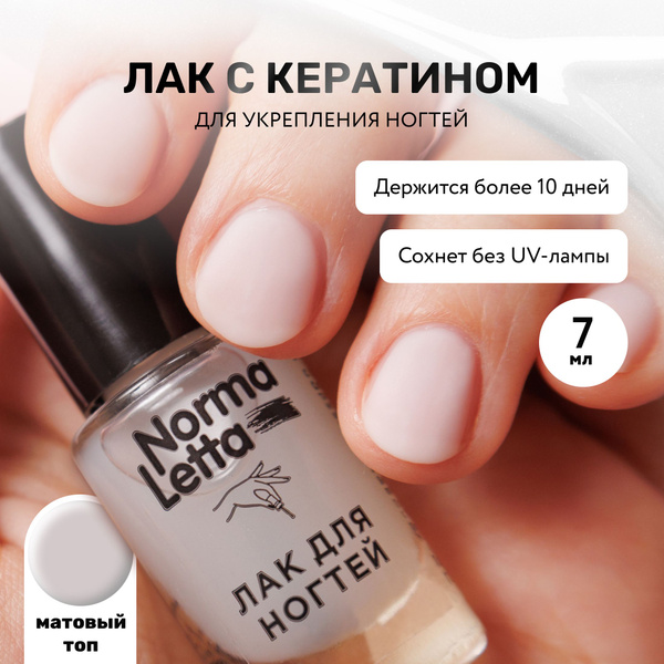 Матовый топ для ногтей с кератином - купить с доставкой по выгодным ...