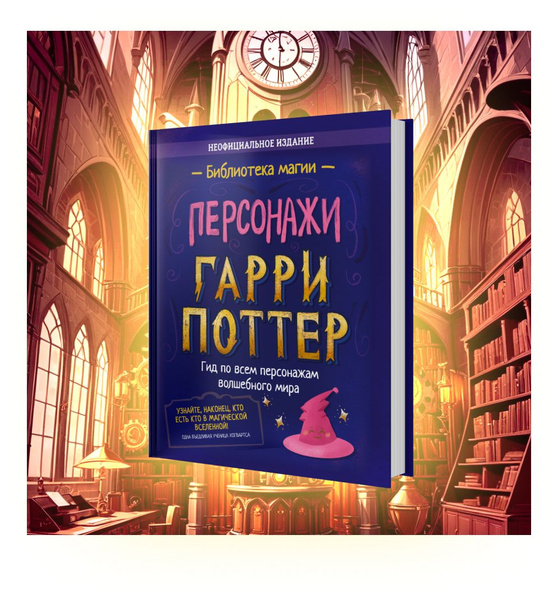 Характеристики Книга Гарри Поттер. Персонажи. Узнай. наконец, кто есть ...