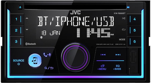 Автомагнитола JVC KW-R930BT 2DIN 4x50Вт v3.0 RDS2 DIN - купить в ...