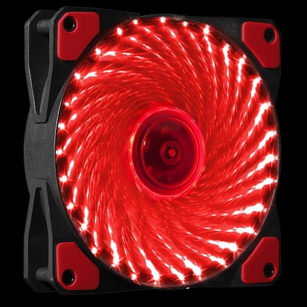 Вентилятор для ПК с подсветкой "Красный" Размер 120 мм LED Molex 4 pin ...
