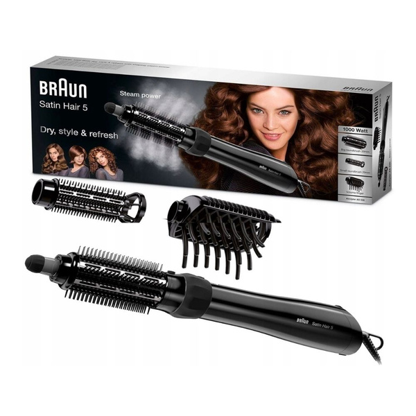 Фен-щетка для волос Braun SATINHAIR, черный матовый - купить по ...