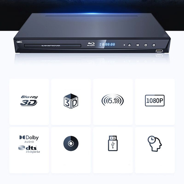 Blu-ray DVD-плеер GIEC-G3005 3D 1080p HD HDMI USB DOLBY Audio Blu ray ...