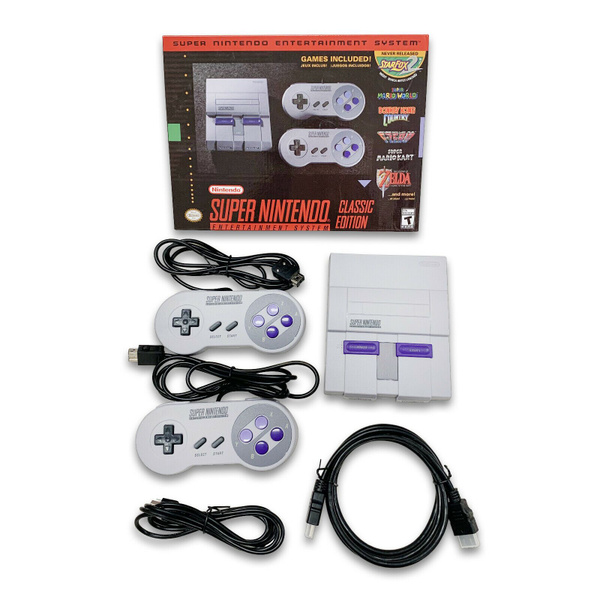 SuperNES Nintend 21 Games Игровая консоль SNES 16-битная игровая ...